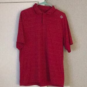 Wilson Red Striped Polo Shirt L Casual Academia Classic Preppy Ivy League Sport